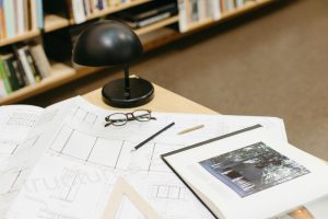 Contractor desk ready to begin projects