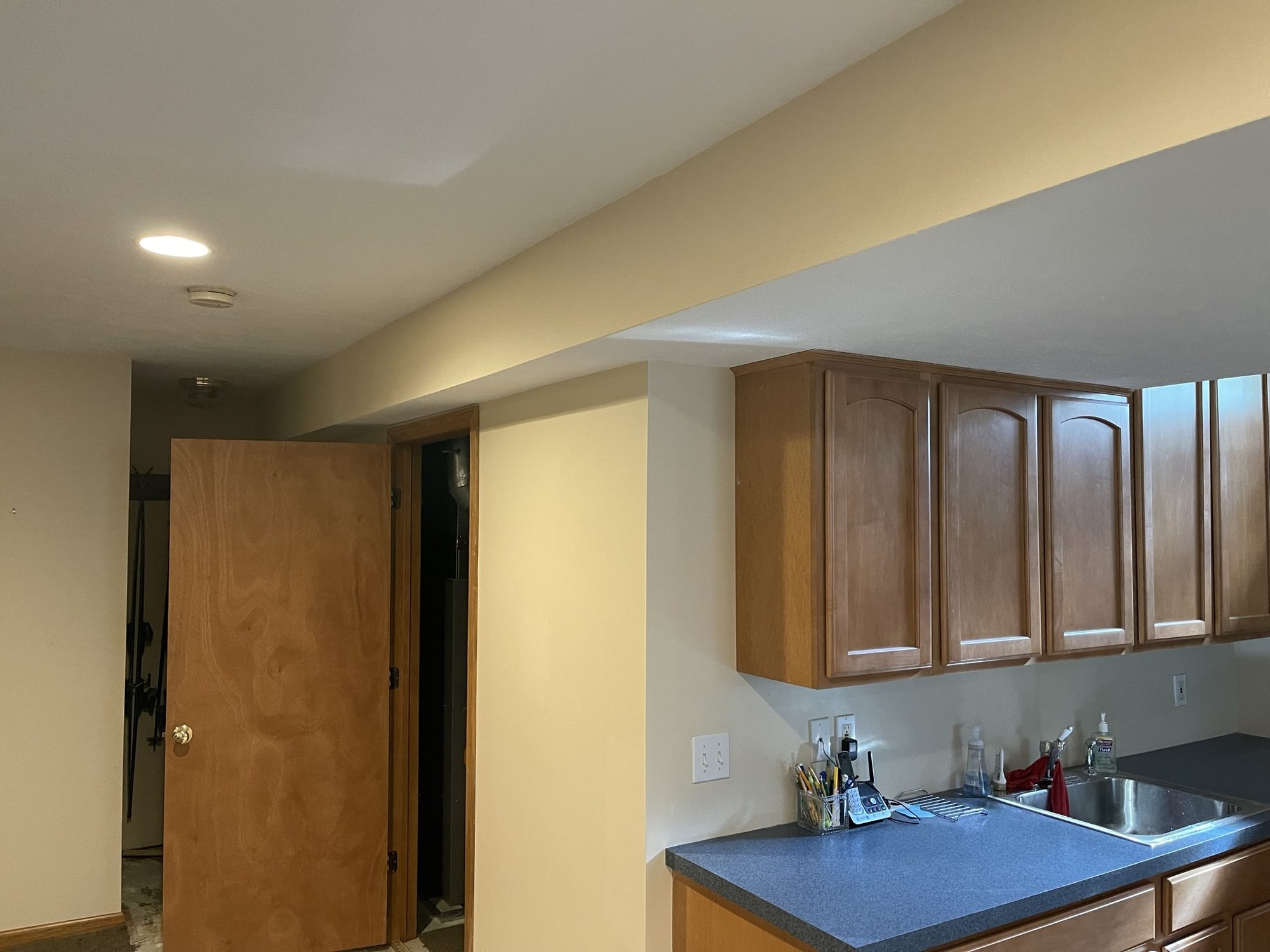 Lower-level kitchenette remodel